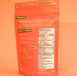 Nutrition label and ingredients for Second Savour candied orange peel candy